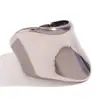 Anillo de joyería de diseño simple con personalidad europea y americana, acero inoxidable chapado en 18K, anillo geométrico irregular exagerado brillante