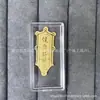 Adesivo de Celular Atrai-Fortuna de Ouro Puro 999, Popular no Xiaohongshu, Amuleto da Sorte para Riqueza e Prosperidade, Presente