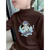 Ropa interior térmica para niños, camiseta de manga larga para niños 2026, nueva, cálida, forro polar de doble cara, cuello semi-alto, top versátil