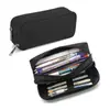 Bolsa de Almacenamiento Oxford de Doble Capa con Cremallera de Gran Capacidad Personalizada, Estuche Multifuncional para Lápices y Papelería, Bolsa Sencilla para Lápices de Oficina