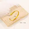 Pulseras Abiertas de Moda Europea y Americana, Joyería Minimalista de Tendencia Única de Nicho, Accesorios Geométricos Irregulares Estilo Ins al por Mayor