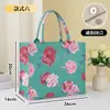 Bolso de Lona con Patrón de Xinjiang Bolso de Mano para Mujeres Trabajadoras Bolsa de Regalo Gran Capacidad Bolso de Lona Nuevo para Salir Bolsa de Compras Personalizada