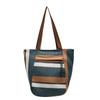 Bolsa de lona estilo coreano 2025, bolsa pequena feminina listrada, bolsa de ombro tipo balde, bolsa transversal, bolsa de mão combinando