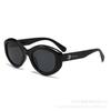 Óculos de sol polarizados HD com armação oval, novos óculos de sol da moda para mulheres, exportação internacional, atacado