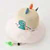 Sombrero de sol transpirable de verano para niños y niñas, con visera, estilo pescador, protección UV