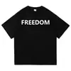 Camiseta Gratis de Charlie Kirk Moda Hombre/Mujer Estética Harajuku Camiseta con Estampado de Letras Tk Venta Caliente Camiseta de Manga Corta
