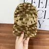Gorra de Béisbol de Moda Retro con Estampado de Leopardo para Hombres y Mujeres, Nueva Gorra Versátil de Pico de Pato de Moda Otoñal Que Hace que el Rostro Parezca Más Pequeño