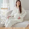 Ropa de Maternidad de Gasa de Algodón Puro Otoño al por Mayor Nueva Xiyue para Mujeres Embarazadas, Bata de Parto de Manga Larga para Pre y Postparto