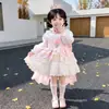 Vestido de Outono para Meninas, Lindo Vestido de Princesa para Meninas Pequenas, Novo Modelo 2026, Vestido Único e Bonito de Bebê Princesa