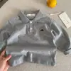 Camisa Polo Infantil para Meninos, Nova Blusa Listrada de Outono para Bebês e Crianças Pequenas, Camiseta Base Tendência Ursinho para Meninas, Fashion