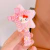 Accesorios para el cabello de niños otoño e invierno estrellas felpa gato kt lazo anillo de pelo de línea telefónica lindo para atar el cabello cola de caballo cuerda para la cabeza venta al por mayor