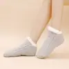 Calcetines de Piso Amazon Calcetines Extra Gruesos para Mujer Otoño e Invierno Forrados de Polar Calientes Espesados Calcetines para Dormir Adulto Calcetines de Luna