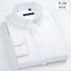 Camisa Oxford de Manga Larga para Hombre de Color Sólido 100% Algodón, Camisa Base Casual Estilo Coreano, Camisa para Hombre 100% Algodón, Venta al por Mayor