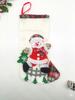 Calcetines de Lino Dibujados Calcetines de Navidad Calcetines de Regalo de Navidad Transfronterizos Calcetines de Dulces Árbol de Navidad Decoración Festiva