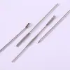 Cuchara Dosificadora de Acero Inoxidable, Cuchara para Oídos, Cuchara Dosificadora, Cuchara Dosificadora Pequeña de Pesaje, Cuchara para Reactivos, Cuchara para Polvo Medicinal, Cuchara Dosificadora Simple y Doble, Aguja de Acero Micro