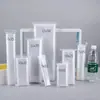 Bolsas Autoadhesivas Largas en Forma de Tira, Bolsas Transparentes Engrosadas con Cierre, Bolsas de Plástico Pequeñas con Cierre para Teléfonos Móviles, Papelería, Accesorios de Control Remoto