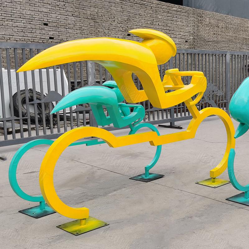 大型不锈钢运动人物雕塑详情图65