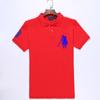 Ropa Polo para Hombre con Gran Logo de Caballo Bordado, Camiseta de Manga Corta, Polo de Manga Media para Golf para Hombre, Corte Holgado