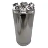 Cubo de limpieza de 4 cabezales de 19L, acero inoxidable 304, equipo de limpieza de tuberías para máquina de cerveza, higiénico