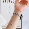 Atacado do Fabricante Adequado para Pulseira Apple Watch Iwatch10 Huawei Samsung Xiaomi Kt Cat Pulseira de Metal Pulseira