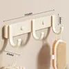 Gancho de Roupa Sem Furos Atrás da Porta da Parede Cabide Simples para Roupas na Porta do Corredor Cabide Criativo para Banheiro