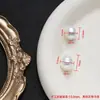 Cuentas de Hilo de Alto Brillo para Manualidades Agujero Recto ABS Perla de Imitación Cuentas Sueltas Esencia para Collares Pulseras Accesorios de Joyería