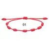 Pulseira Popular Olho de Diabo da Amazon com Contas de Cristal para Meninos e Meninas, Joia Mão da Sorte, Pulseira Trançada Ajustável