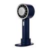 Ventilador de hielo sin escobillas, mini ventilador de escritorio de mano con compresa fría, ventilador de refrigeración con carga USB, ventilador de mano para exteriores sin aspas, viento