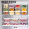 Caja transparente para almacenar alimentos, caja de almacenamiento portátil con tapa, caja de almacenamiento portátil para salidas, almacenamiento de frutas y verduras, sellable para congelador