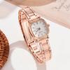Explosiones transfronterizas fabricantes directo regalo moda relojes de pulsera de acero para mujer relojes de cuarzo para mujer venta al por mayor relojes para mujer comercio exterior