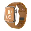 Correa de Silicona Deportiva de Color Sólido con Textura de Cuero para Apple Watch Ultra 9876543210 Generación