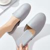 Pantuflas de piel sintética de alta calidad para el hogar de mujer, verano, venta al por mayor, interior, hogar, antideslizantes, salón de belleza, pantuflas de oficina para hombre