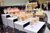 Soporte de Exhibición de Mesa de Postres Acrílico Juego de Cuatro Piezas Decoración de Mesa para Pausa de Té tipo Buffet Mesa de Comida Fría Fiesta Mesa de Comida Fría
