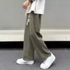Pantalones Deportivos Largos de Pierna Recta Casual Americano para Hombre de Primavera y Otoño Marca de Moda Versátiles Holgados de Pierna Ancha Pantalones de Vestir Pantalones Casuales para Hombre