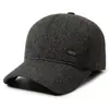 Nuevo Sombrero de Invierno para Hombre, Resistente al Viento para Exteriores, Forrado de Felpa Caliente, Estilo Pato, para Adultos Mayores, Papá, Gorra de Béisbol Engrosada con Protección para Orejas de Piel de Visón