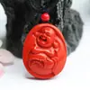Colgante Buda Rojo Cardenillo Guan Yu Collar Colgante Guanyin Regalo Fábrica Mayorista S2051517