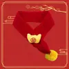 Bufanda linda de Año Nuevo para Gatos y Perros, Accesorio Navideño de Reno para Mascotas, Calentador de Cuello Festivo Rojo para Perros Pequeños