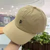 Gorra de Béisbol de Algodón Lavado Estilo Coreano con Bordado de Letras para Mujer, Versátil de Otoño, Gorra de Pico Retro Desgastada, Hace que la Cara Parezca Más Pequeña
