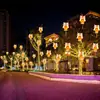 Cadena de luces de modelado de danza del león de marea nacional para exteriores, lámpara colgante, Festival de Primavera, Día de Año Nuevo, iluminación de ingeniería de calles, lámpara decorativa, venta al por mayor