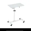 Mesa plegable lateral de doble plato ajustable, mesa perezosa para laptop, mesa de trabajo, mesa plegable móvil para mesita de noche