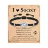 Pulsera trenzada de cordón de cera ajustable para nuevos productos transfronterizos de Amazon para Béisbol, Fútbol, Rugby y Otros Deportes para Hombres y Mujeres