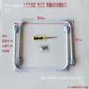 Soporte en forma de U para mesa plegable, patas ajustables de cuatro patas, accesorios duraderos y universales para patas de mesa plegable