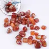Piedra Pulida de Cornalina Natural Piedra Cruda de Cristal Piedra Rodante Pulida Piedra de Yoga Paisajismo para Acuario Piedra Desmagnetizada Adornos de Grava