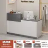 Caja registradora simple moderna para tienda de ropa, mostrador de recepción de empresa, mostrador de bar de salón de belleza, mesa de mostrador pequeña de tienda de conveniencia