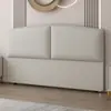 Cabecero Acolchado de Tejido Técnico 2023 Nuevo Lujo Ligero Simple Moderno Respaldo de Madera Maciza Cabecero Compra por Separado De Pie
