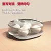Horno de Microondas Caja de Cocción al Vapor Transparente Vaporera Panecillo Caliente al Vapor con Tapa Doméstico Multifuncional Plato Caliente