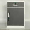 Gabinete de Archivo de Acero Gabinete Pequeño de Chapa de Hierro con Cerradura Almacenamiento Doméstico junto a la Cama Gabinete Móvil Cajón de Oficina Gabinete Bajo Almacenamiento