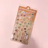 2026 Pegatinas Sólidas para Niños Pegatinas 3D en Relieve Pegatinas de Piedras Preciosas de Cristal Pegatinas Lindas para Decoración de Teléfono Móvil Patrones de Dibujos Animados
