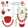 Botella de Agua Térmica Stanley Tapón Antipolvo Taza con Popote Tapa de Taza Correa de Mano Cordón para Botella de Agua Múltiples Estilos Versátiles Set