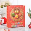 Bolsa de regalo de Navidad, producto popular transfronterizo, bolsa de regalo de Papá Noel, bolsa de mano engrosada, bolsa de papel, bolsa de regalo navideña